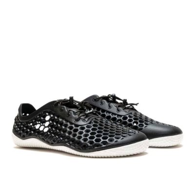 Vivobarefoot Women's Ultra III Bloom Off Road Running Shoes Black | Vivobarefoot HDR054139